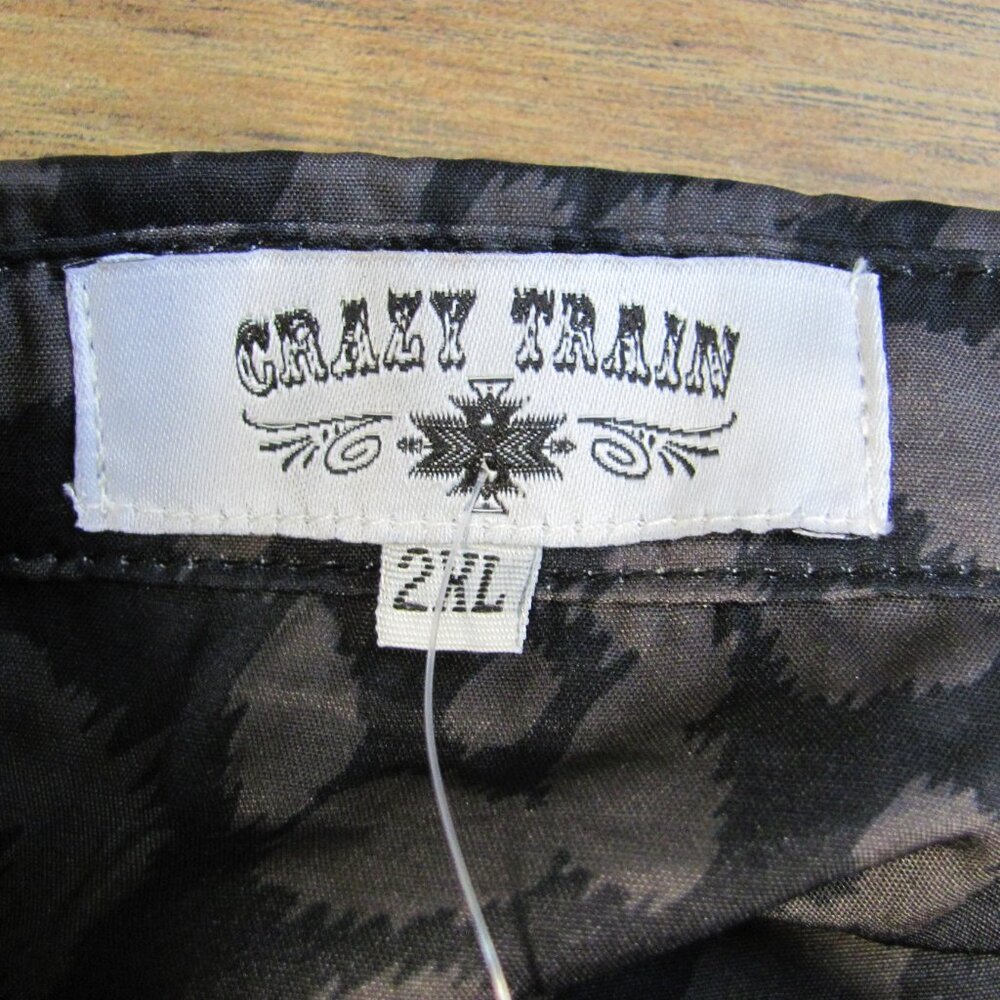 CRAZY TRAIN AZTEC PRINT/LEOPARD PRINT DUSTER NWT - Picture 9 of 12